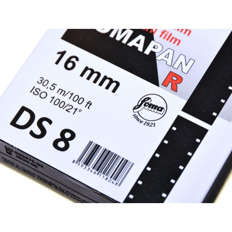 Foma Fomapan R 100 Super8 30,5m film do kamery 16mm