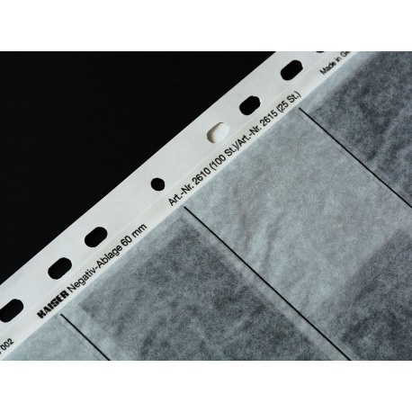 Kaiser Koszulki pergamin na film 120 100 sztuk do błon i klisz