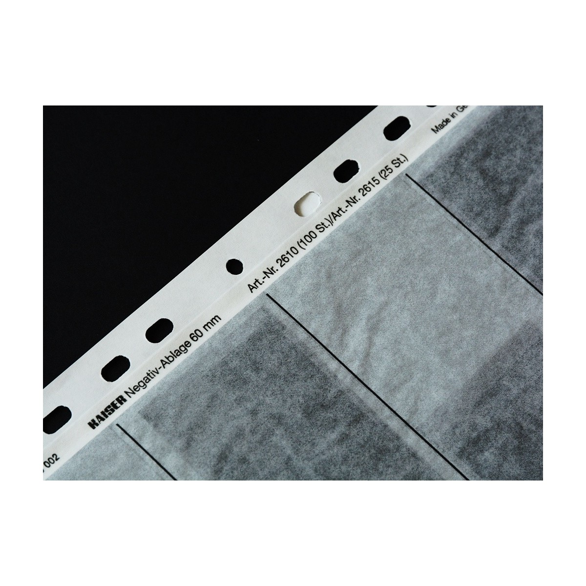 Kaiser Koszulki pergamin na film 120 100 sztuk do błon i klisz