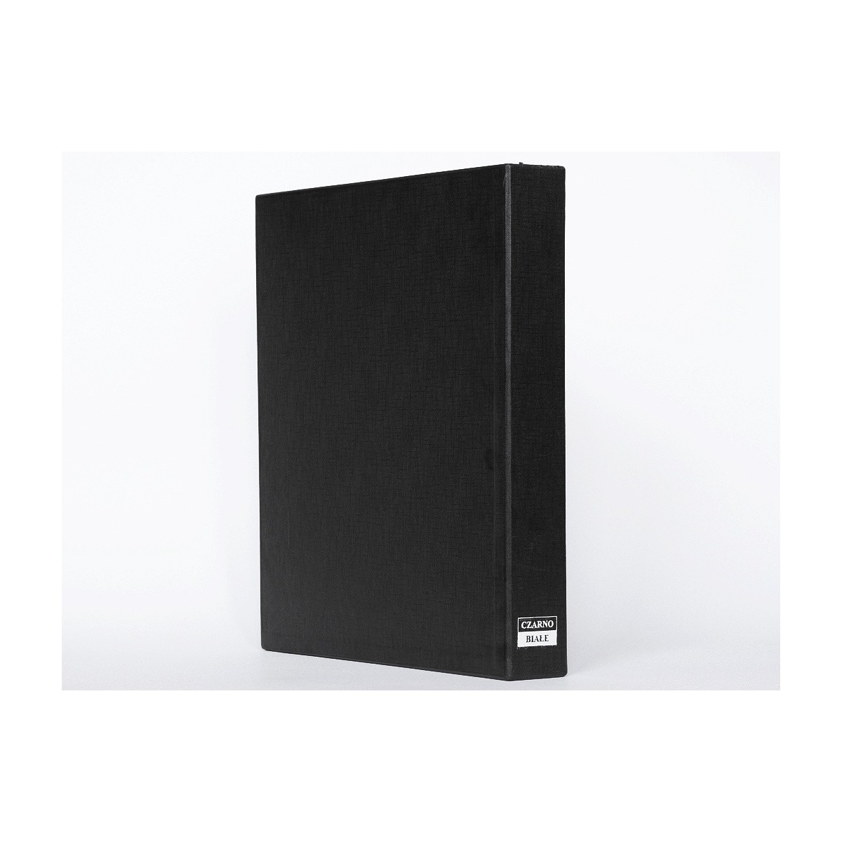 Czarno Białe Futerał do segregatora fotograficznego Z NAPISEM