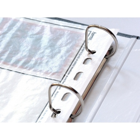 Czarno Białe Segregator BEZ NAPISU na koszulki folie filmy