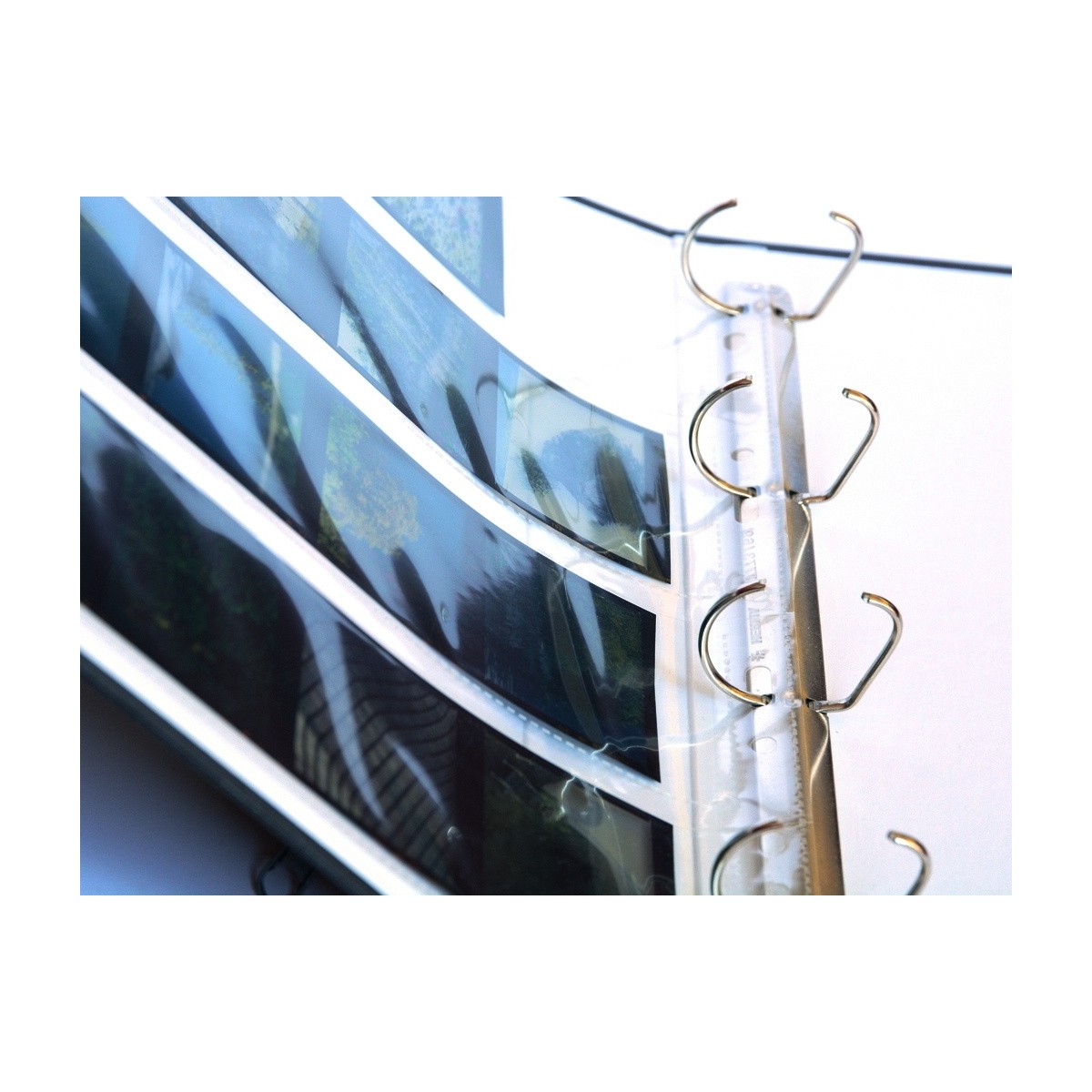 Czarno-Białe Segregator na koszulki i folie fotograficzne Z NAPISEM