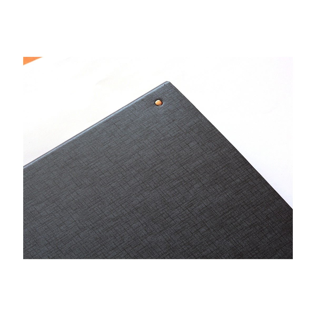 Czarno-Białe Segregator na koszulki i folie fotograficzne Z NAPISEM