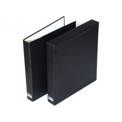 Czarno-Białe Segregator i Futerał na koszulki foto Z NAPISEM