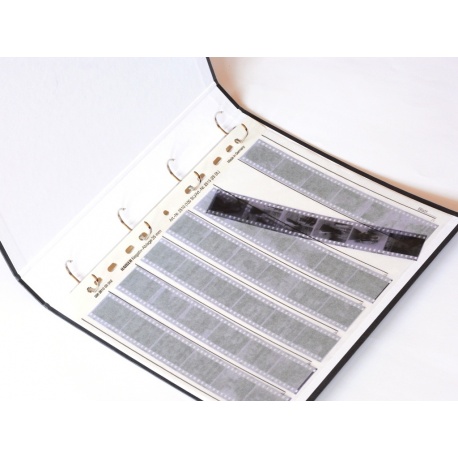 Czarno-Białe Segregator i Futerał na koszulki folie BEZ NAPISU