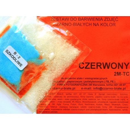 2M Toner czerwony TC na 1l.