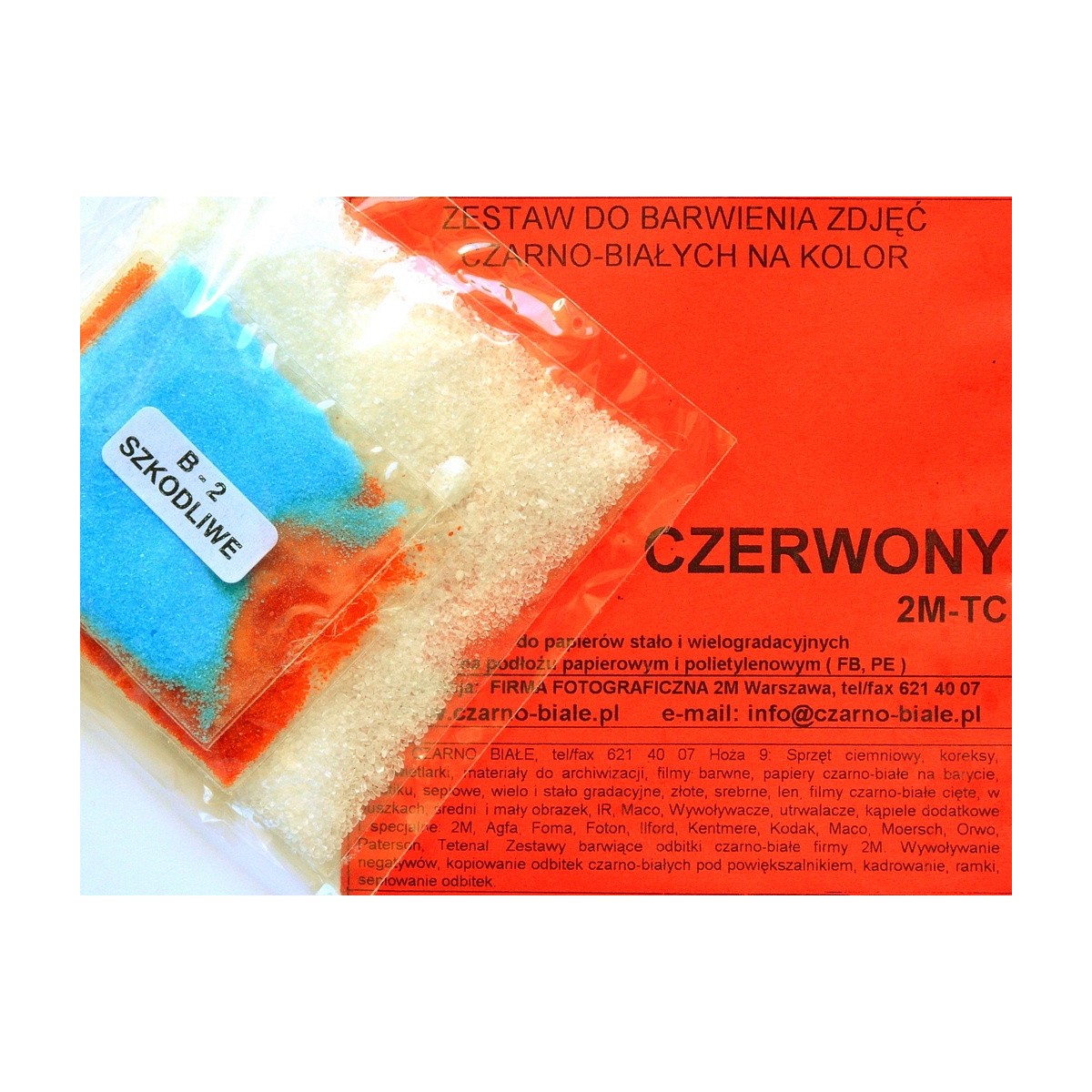 2M Toner czerwony TC na 1l.