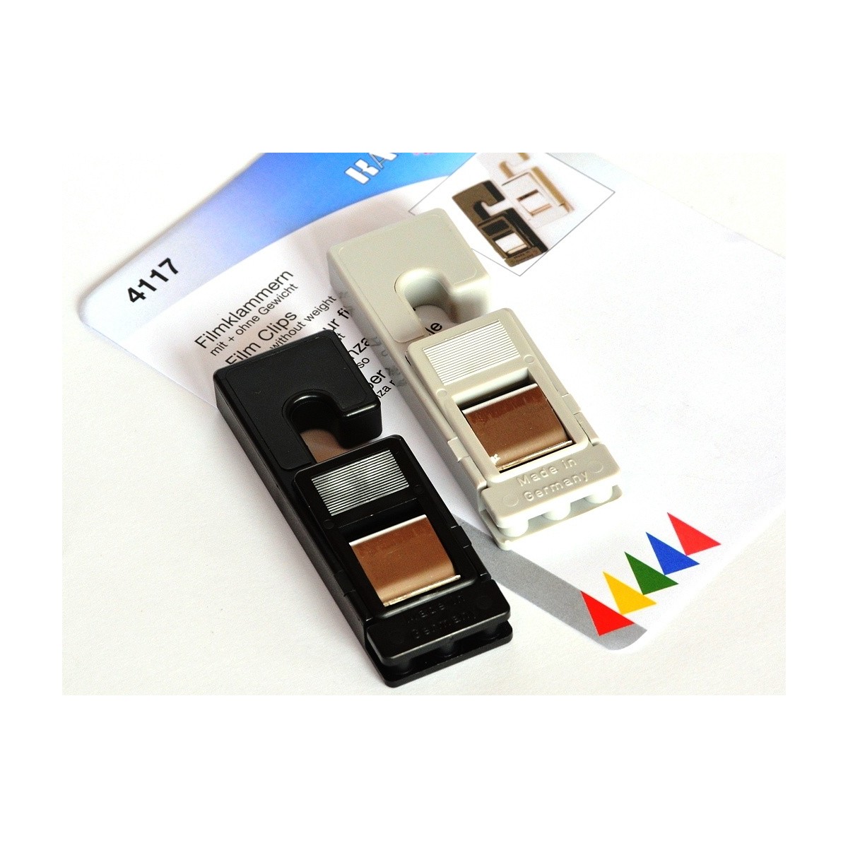 Kaiser Klamerki, wieszaki do suszenia filmów plastik 1 para (4117)