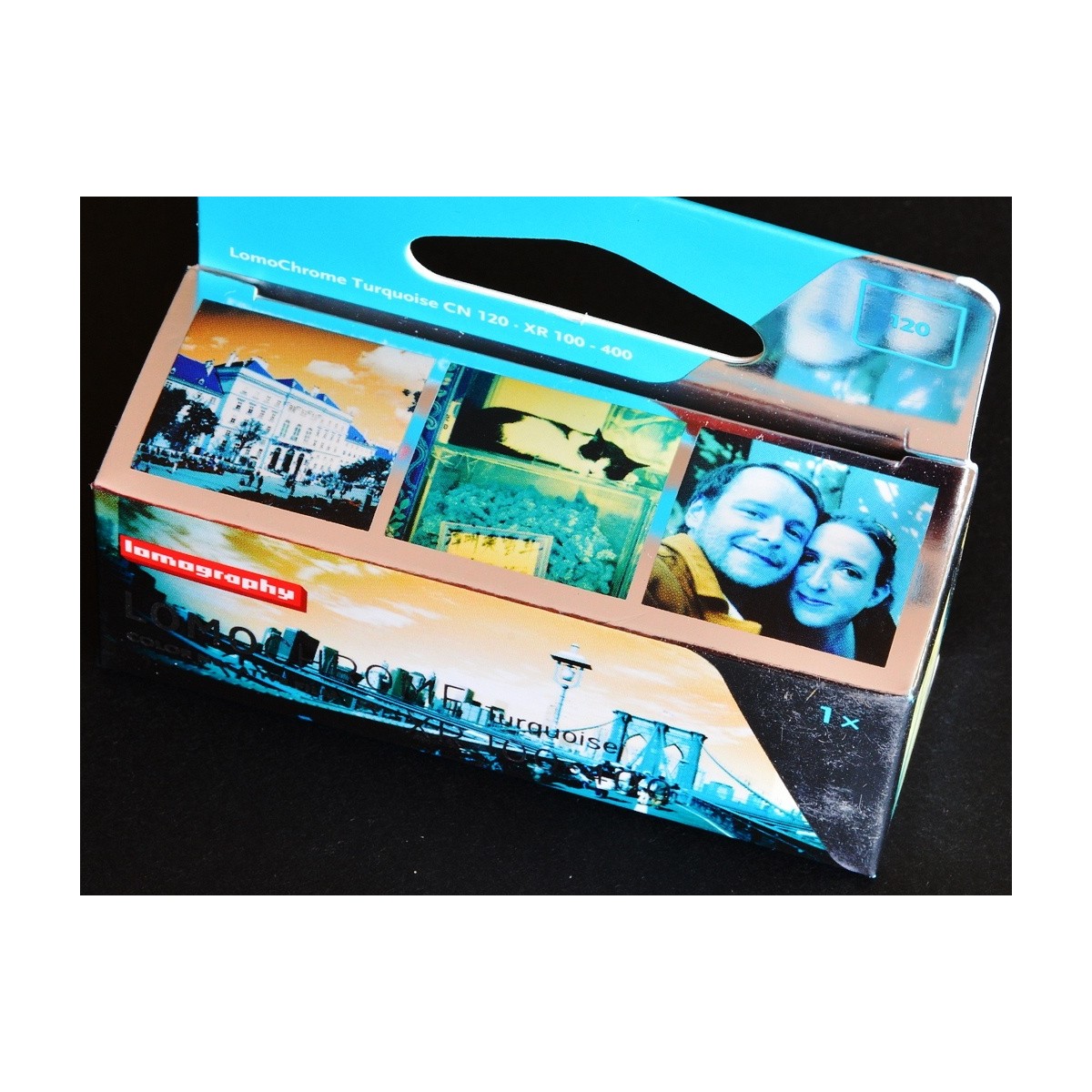 Lomography Lomochrome Turquoise XR 100-400 typ 120