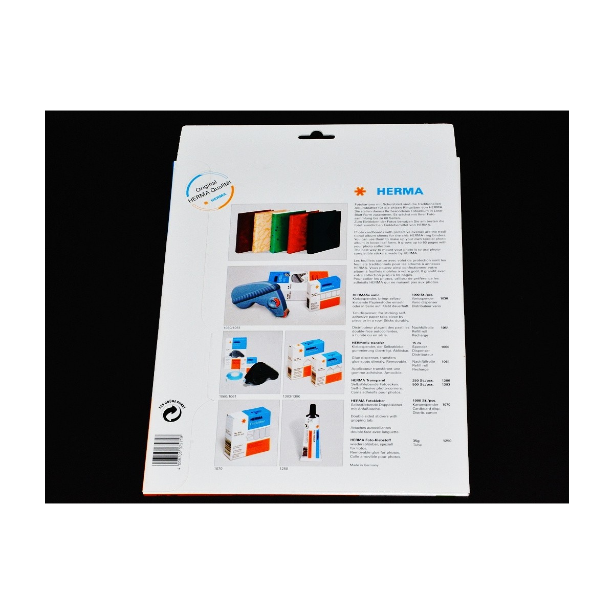 Herma Kartony z nakładką pergam/białe 230x297mm. 25szt (7578)