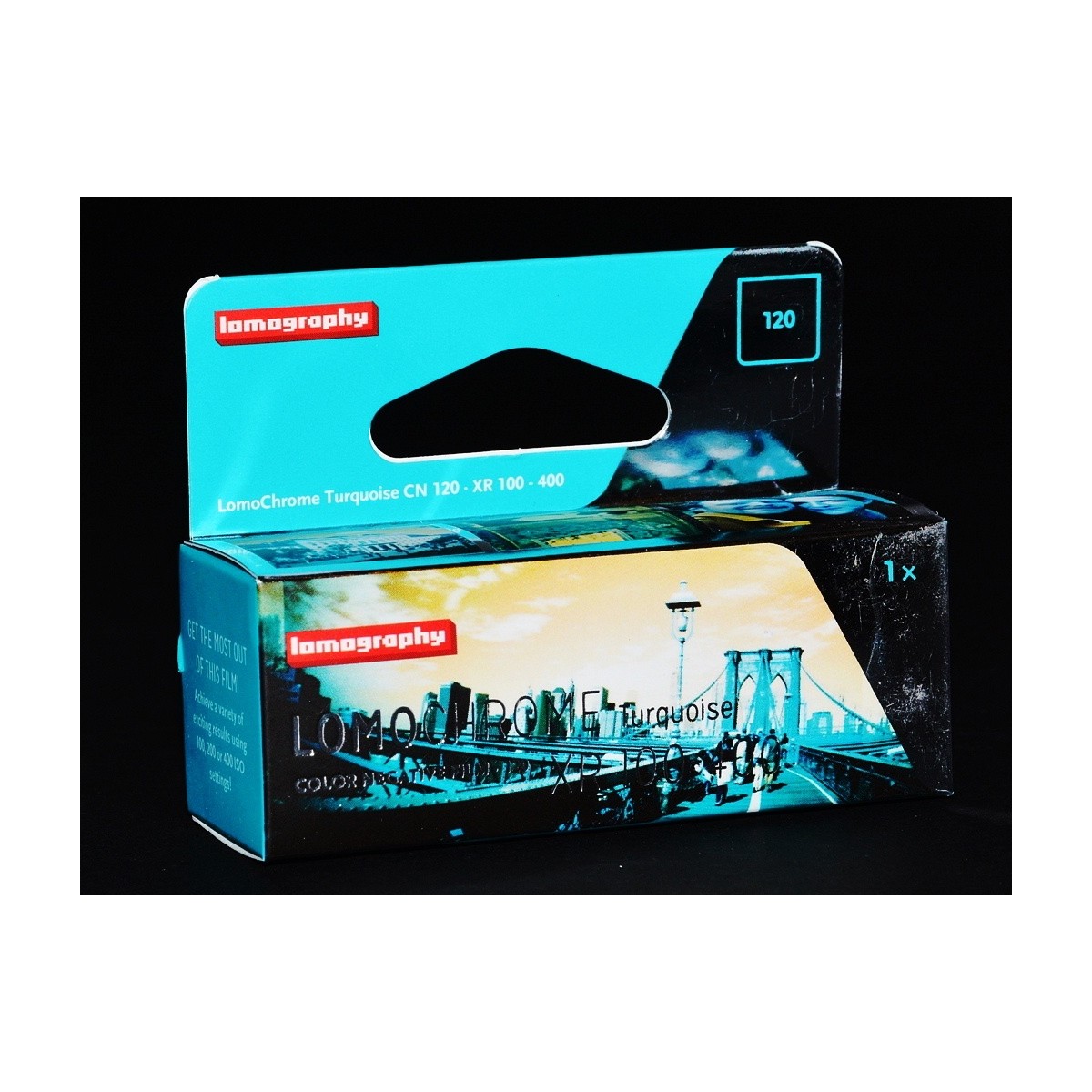 Lomography Lomochrome Turquoise XR 100-400 typ 120