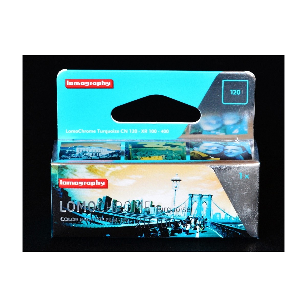 Lomography Lomochrome Turquoise XR 100-400 typ 120