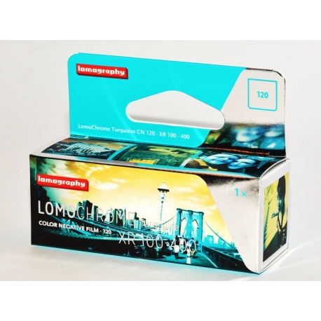 Lomography Lomochrome Turquoise XR 100-400 typ 120