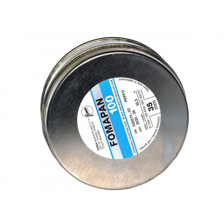 Foma Fomapan 100 30,5 m. film z puszki z metra