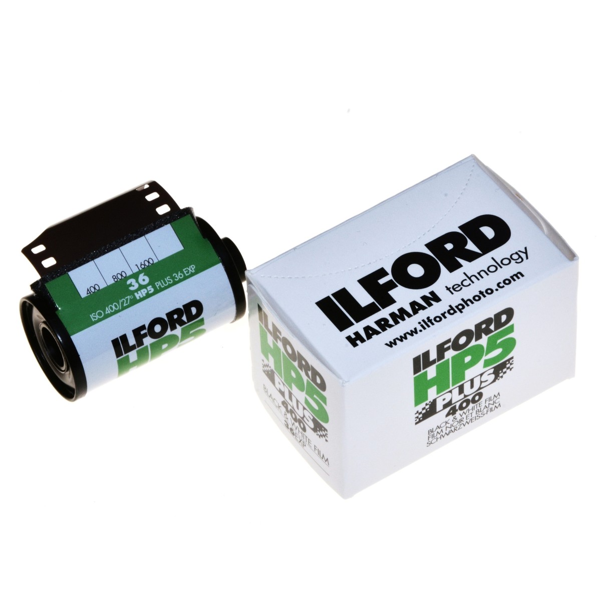 Ilford Harman HP5 400/36 film B&W małoobrazkowy 35 mm.