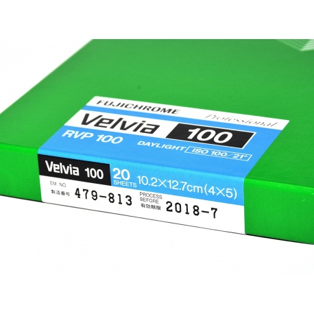 Fuji Fujichrome Velvia 100 4x5 cala 20szt. błona wielkoformatowa