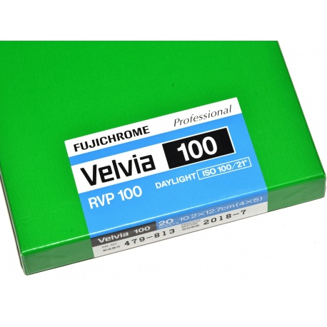 Fuji Fujichrome Velvia 100 4x5 cala 20szt. błona wielkoformatowa