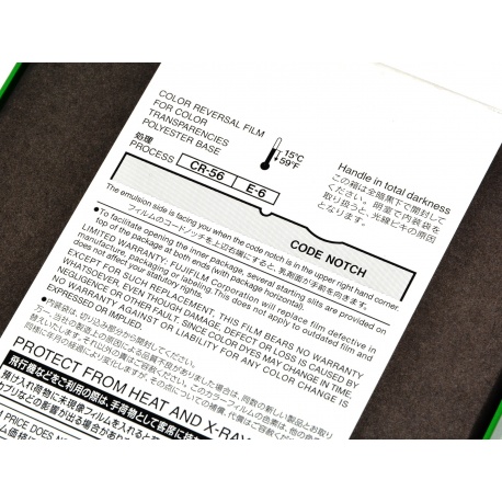 Fuji Fujichrome Velvia 100 4x5 cala 20szt. błona wielkoformatowa