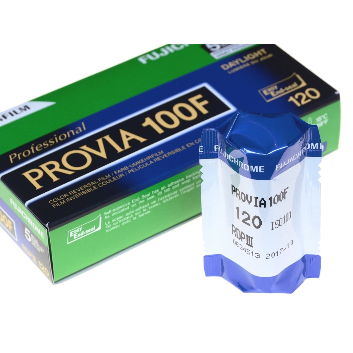 Fuji Fujichrome Provia 100/120 100F slajd, odwrotka barwna - 1 film