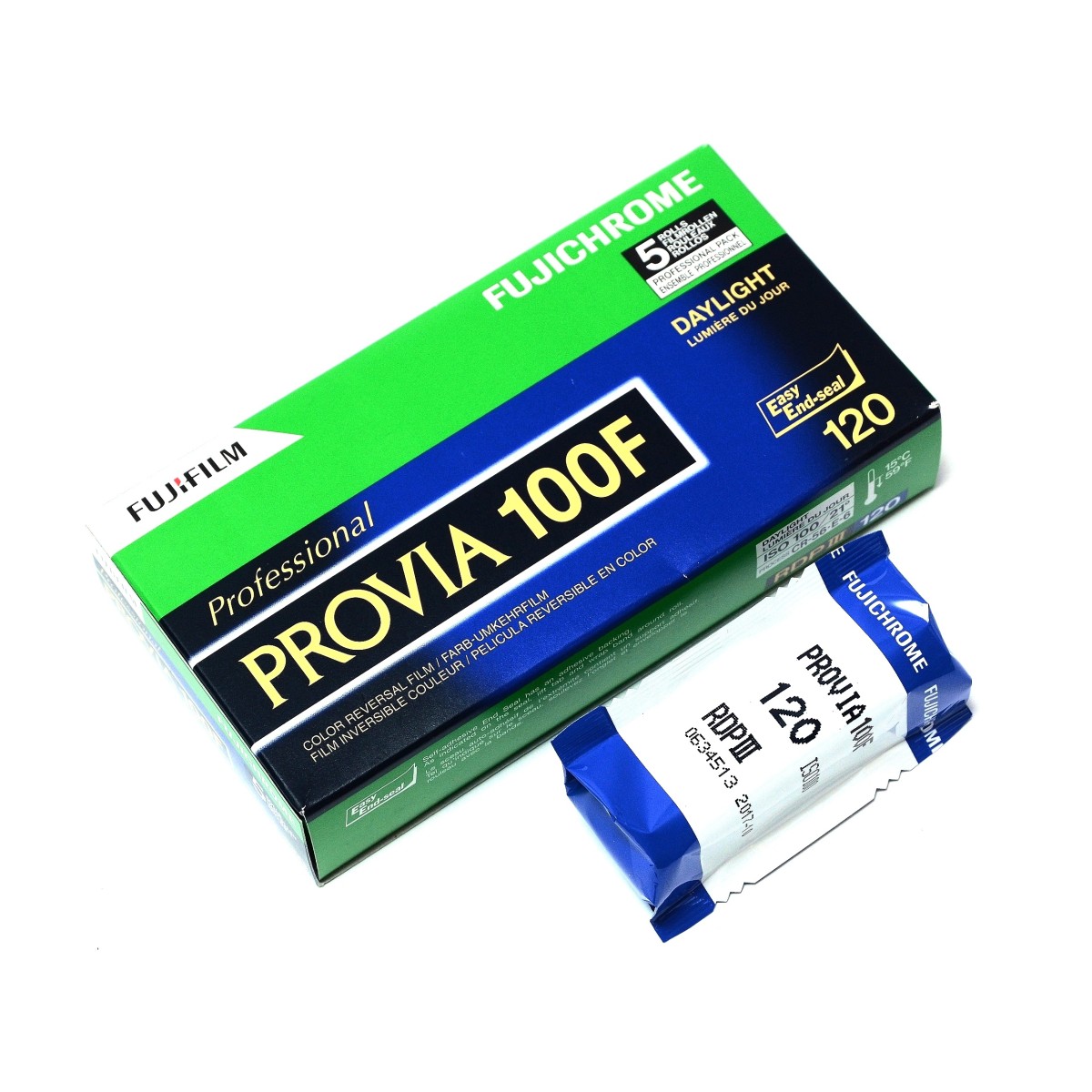 Fuji Fujichrome Provia 100/120 100F slajd, odwrotka barwna - 1 film