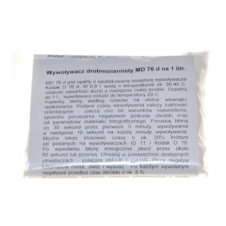 2M Wywoływacz miękki MD23 na 1 litr do filmu czarno-białego