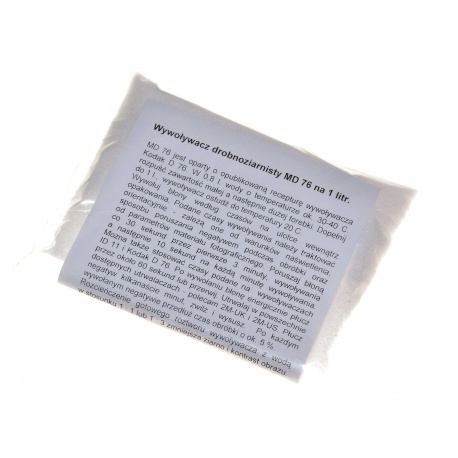 2M Wywoływacz normalny MD76 na 1 litr do wywoływania klisz