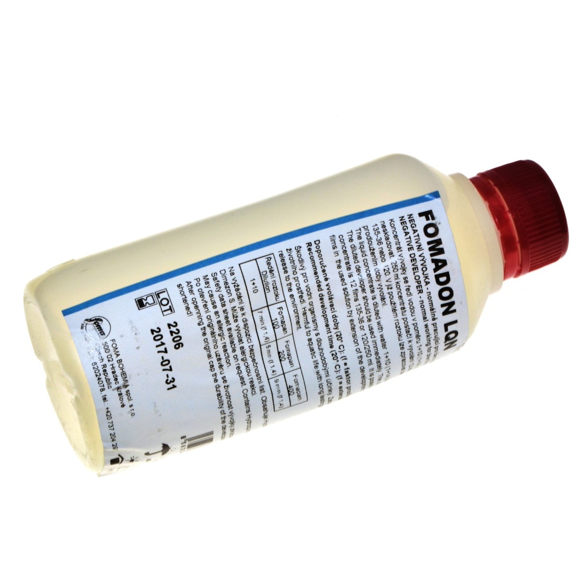 Foma Fomadon LQN 0,25 l wywoływacz normalny do filmu