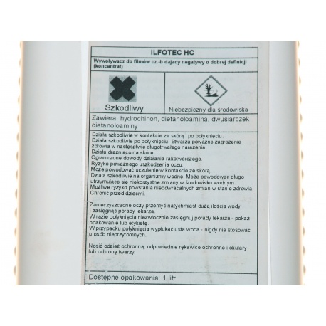 Ilford Ilfotec HC 1 litr wywoływacz do obróbki forsownej BW