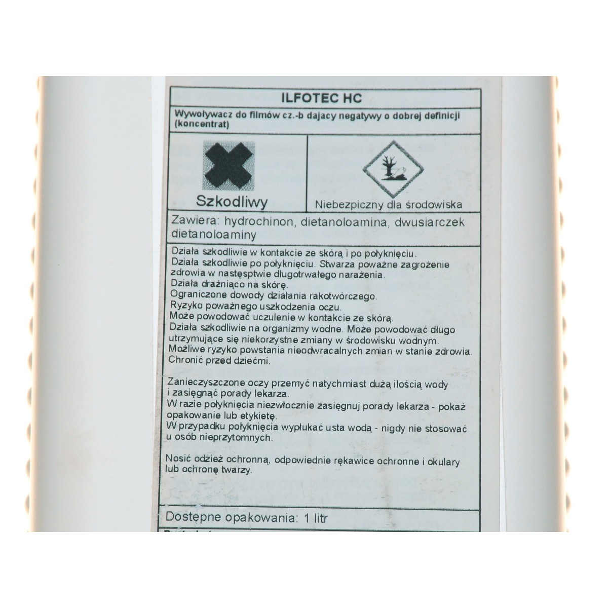 Ilford Ilfotec HC 1 litr wywoływacz do obróbki forsownej BW