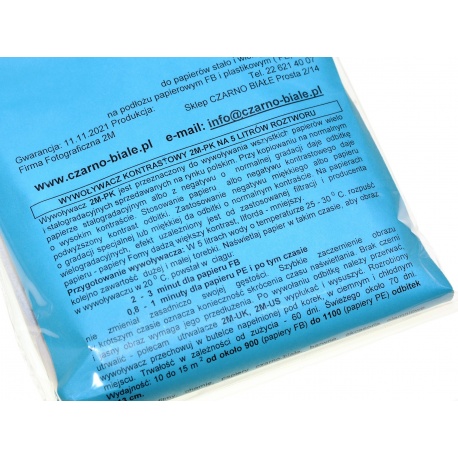 2M-PK Wywoływacz kontrastowy do ciemni na 5 litrów