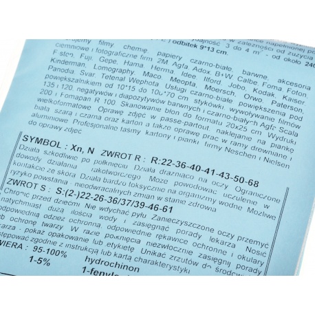 2M-PN Wywoływacz normalny do zdjęć na 2 litry