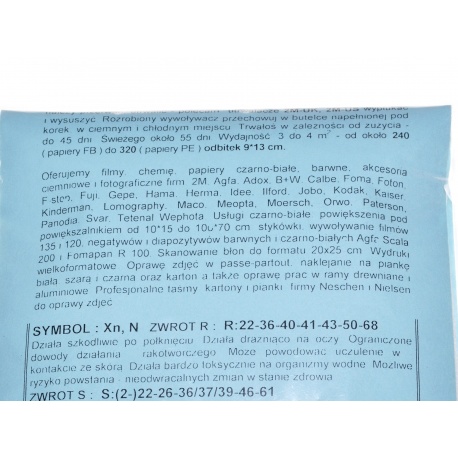 2M-PN Wywoływacz normalny do zdjęć na 2 litry