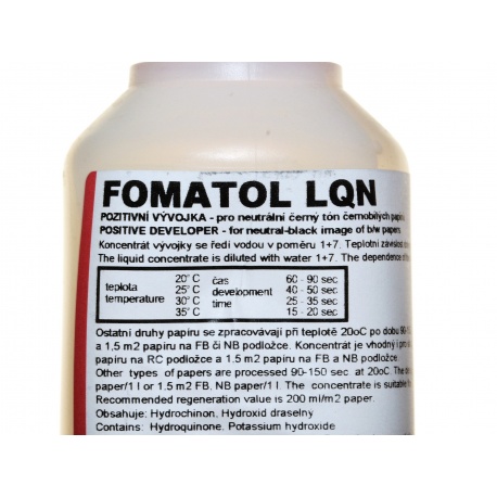 Foma Fomatol LQN 250 ml. wywoływacz stężony do odbitek BW