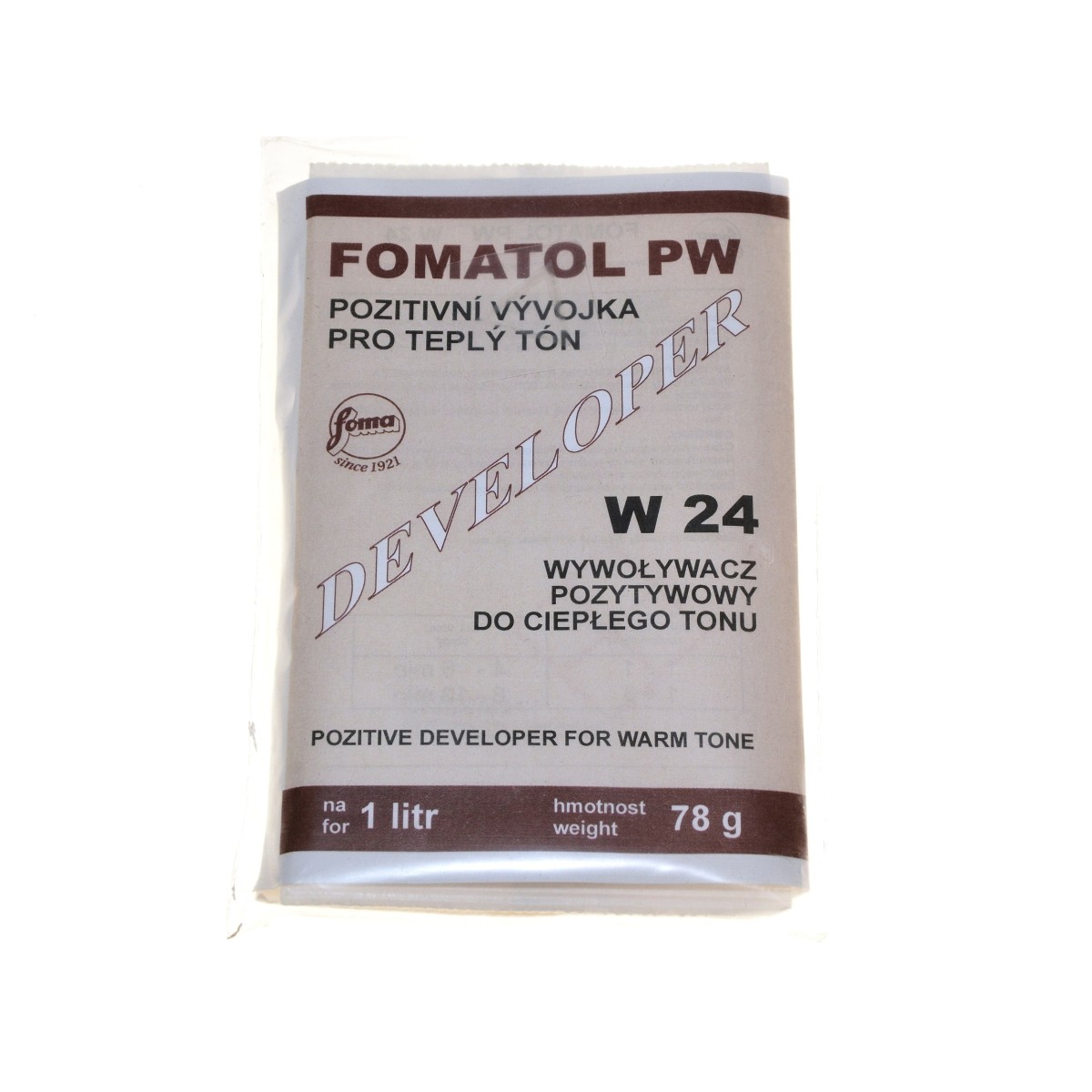 Fomatol PW W24 na 1 litr - ciepłotonowy do papierów