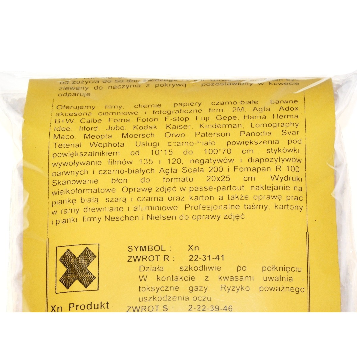 2M-UK Utrwalacz kwaśny uniwersalny na 1 litr do odbitek BW