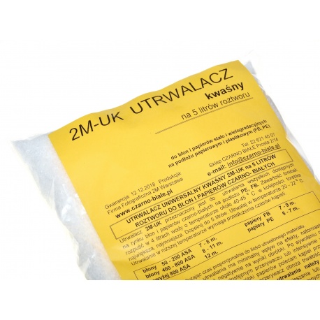 2M-UK Utrwalacz kwaśny uniwersalny na 5 litrów do ciemni foto