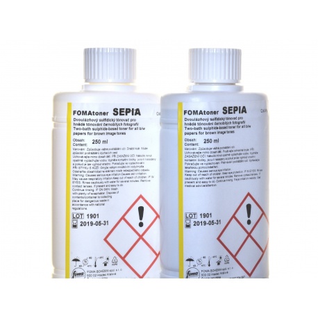 Fomatoner Sepia 2x250 ml. do sepiowania odbitek czarno-białych