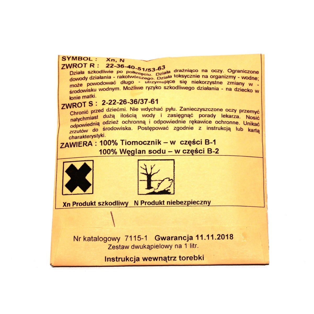 2M Toner brązowy jasny TJ na 1l.