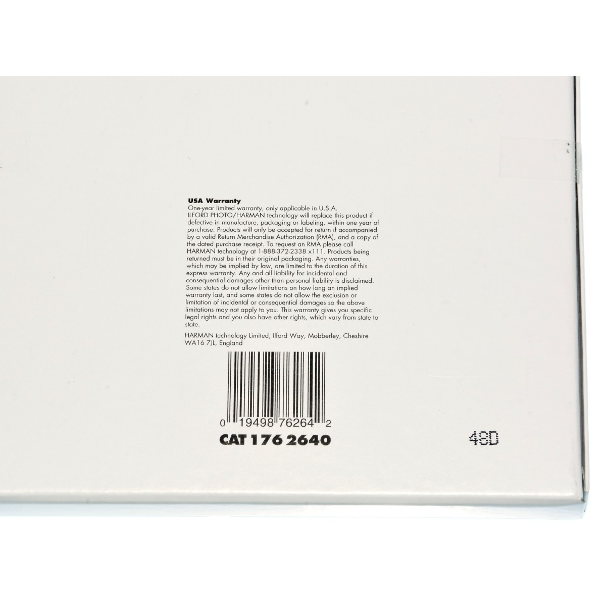 Ilford Filtry Multigrade - 12 szt 15,2x15,2 cm do papierów wielogradacyjnych