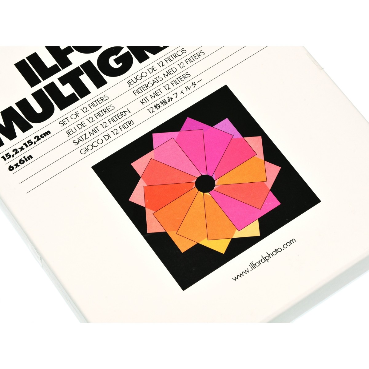 Ilford Filtry Multigrade - 12 szt 15,2x15,2 cm do papierów wielogradacyjnych