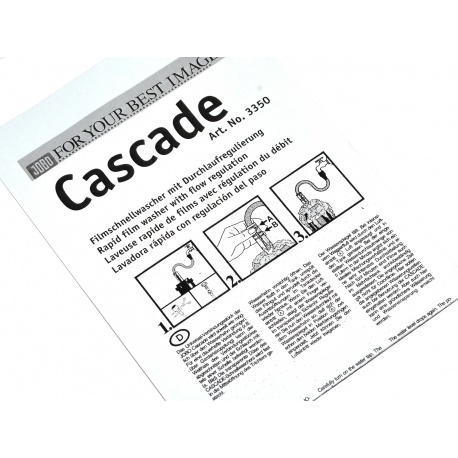 Jobo Kaskada, wąż do szybkiego płukania filmów w koreksie 3350