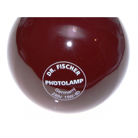 Dr Fischer Żarówka ciemniowa czerwona 15 W do zdjęć i odbitek
