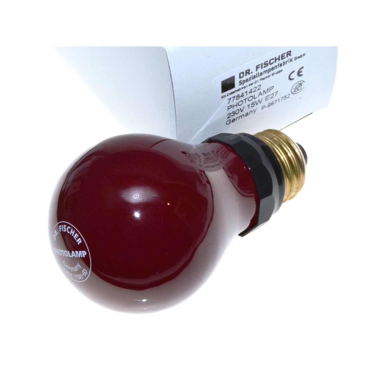 Dr Fischer Żarówka ciemniowa czerwona 15 W do zdjęć i odbitek