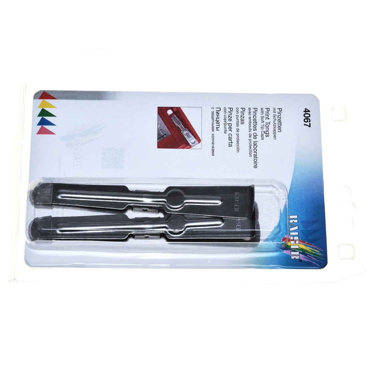 Kaiser Szczypce metalowe z nasadkami gumowymi - 2 szt (4067) do odbitek