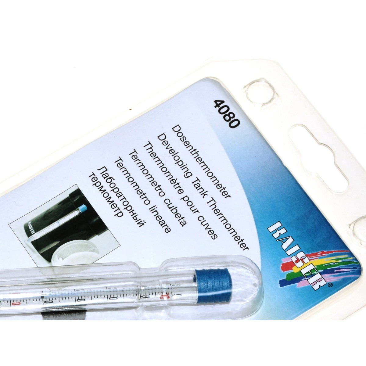 Kaiser Termometr plastikowy +/- 1 C 15+50c (4080) do wywoływania w koreksie