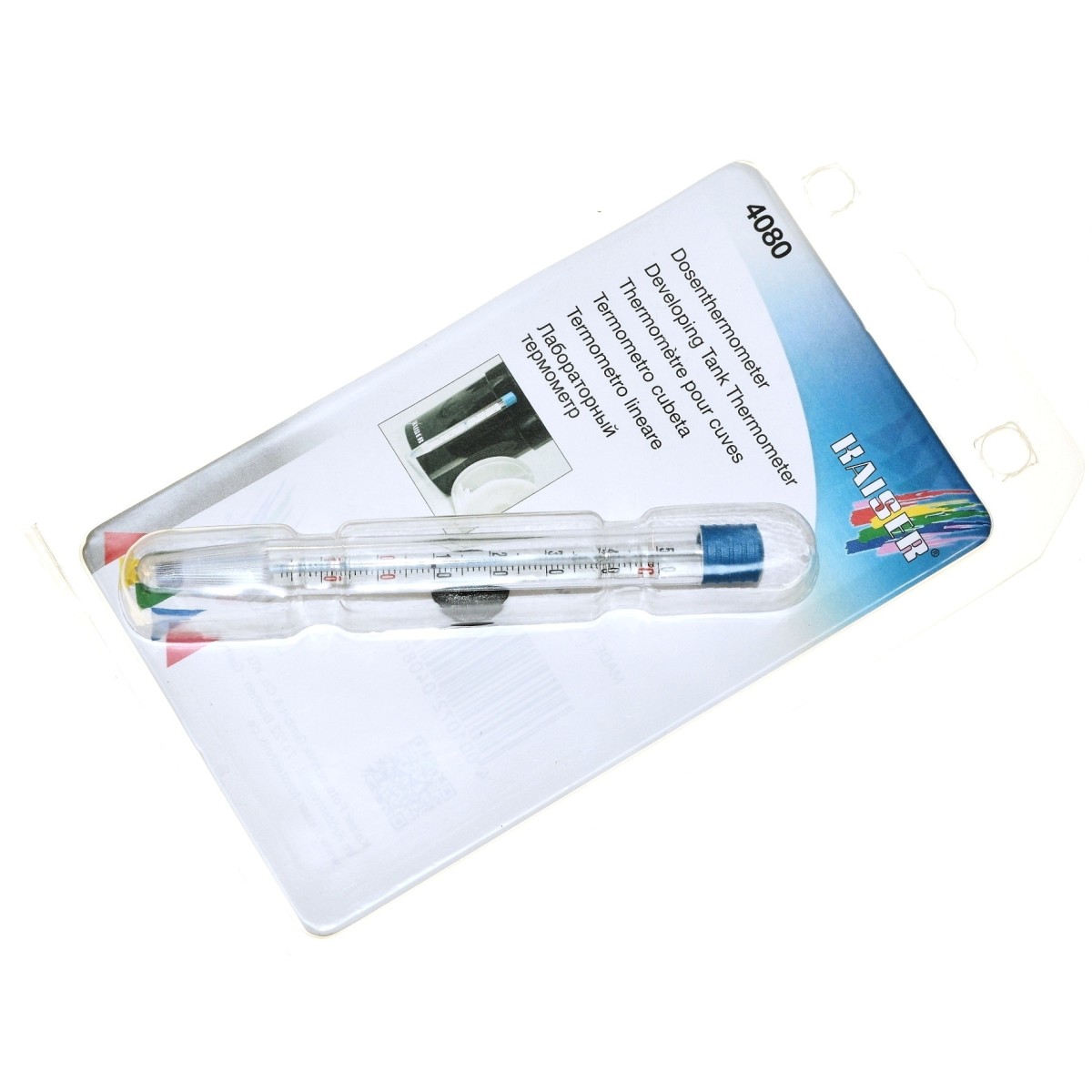 Kaiser Termometr plastikowy +/- 1 C 15+50c (4080) do wywoływania w koreksie
