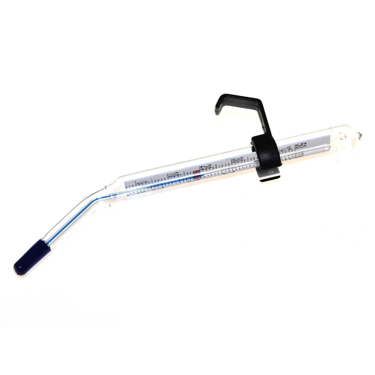 Kaiser Termometr szklany kątowy +/- 1 C -5+50 C (4083) do koreksu i kuwety