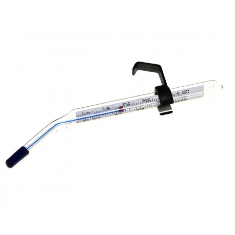 Kaiser Termometr szklany kątowy +/- 1 C -5+50 C (4083) do koreksu i kuwety