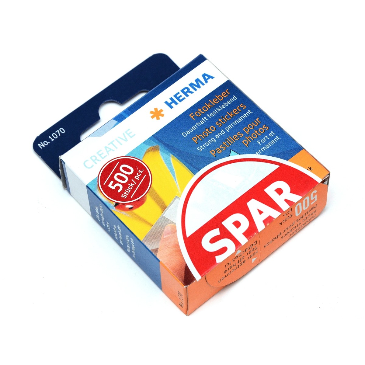 erma Nalepki - podklejki przylepce - dwustronne do zdjęć 500szt