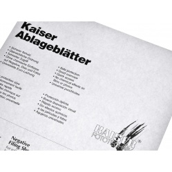 Kaiser Koszulki acetat typ 120 10 sztuk - przezroczysta folia na filmy